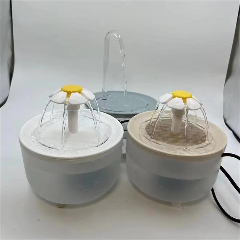 Fuente de agua para mascotas con filtro automático