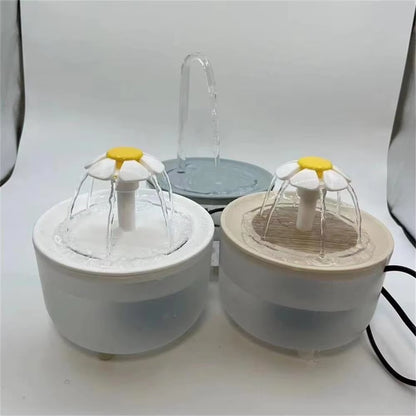 Fuente de agua para mascotas con filtro automático