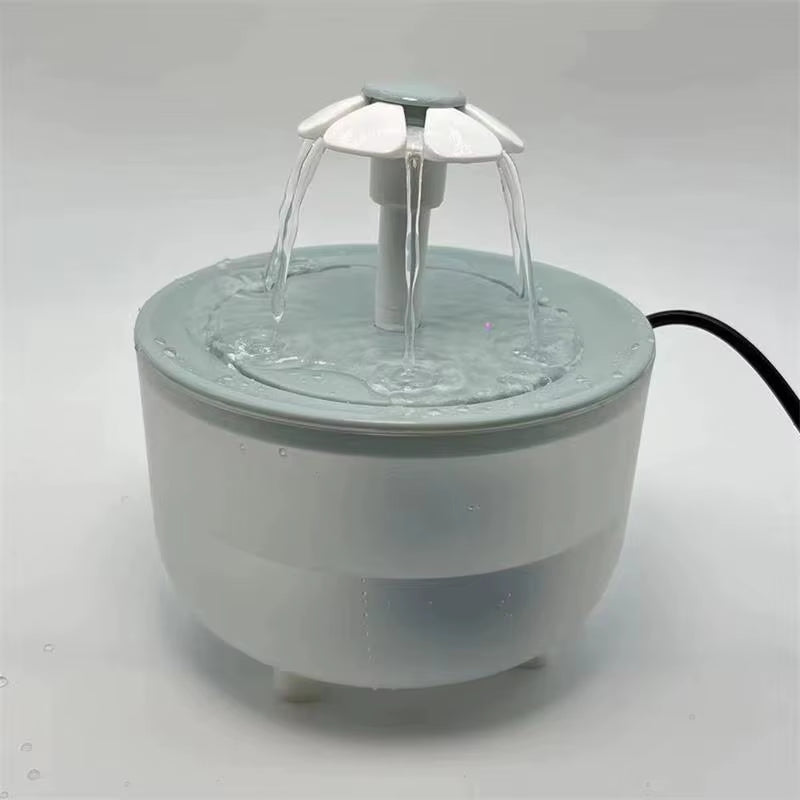 Fuente de agua para mascotas con filtro automático
