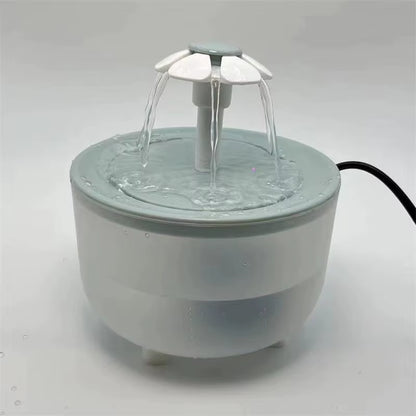 Fuente de agua para mascotas con filtro automático