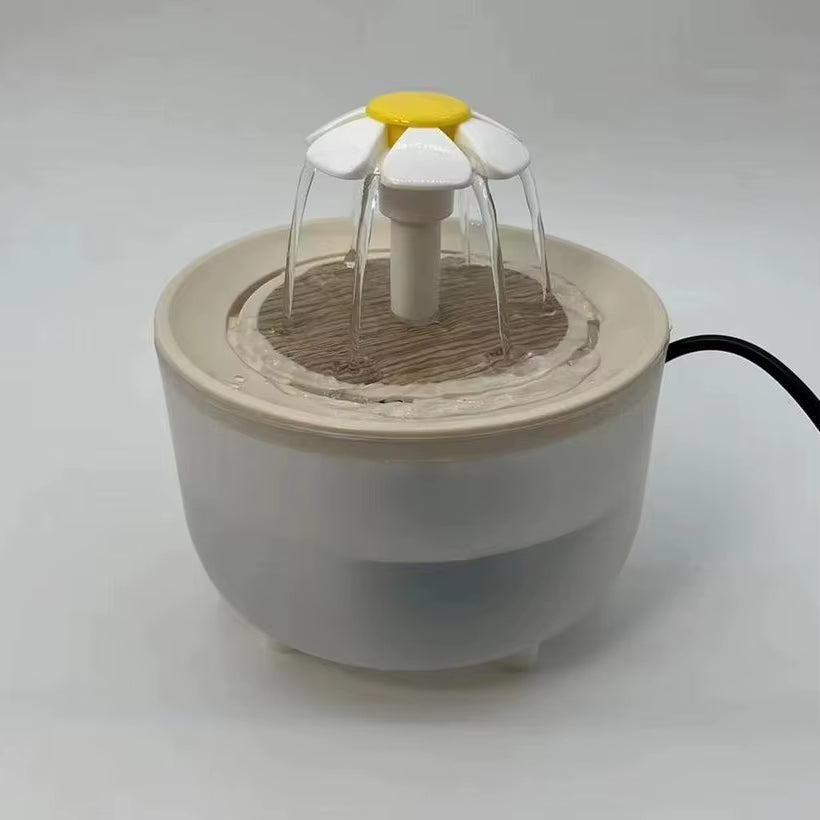 Fuente de agua para mascotas con filtro automático